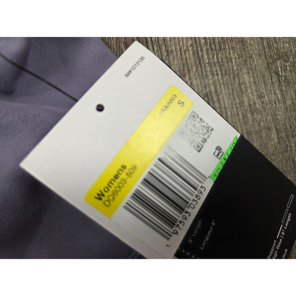 Nike Zenvy NWT Gentle-Support High-Waisted 8" Biker Shorts DQ6003-509 Small - Picture 3 of 5